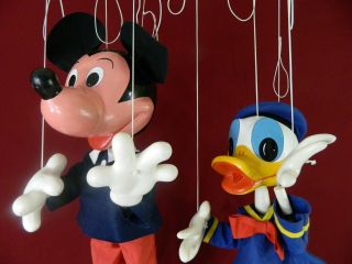 Vintage Pelham Puppets - Mickey Mouse & Donald Duck 5