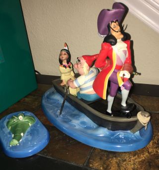 Wdcc Peter Pan Irresistible Lure Cpt Hook Mr Smee Tiger Lily Le 1,  500 Classics