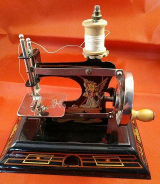 Vintage Toy Sewing Machine Casige No.  121 Made In Germany British Zone