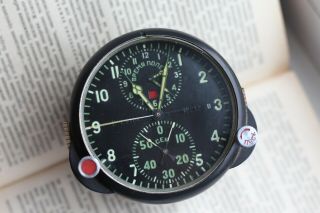 Watch Aviation Achs - 1 Soviet Military Air Force Clock Ussr Vintage Soviet ☭