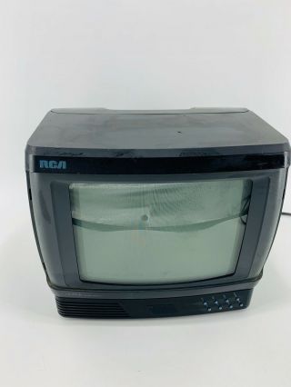 Vintage Rca Colortrak 11 " Retro Gaming Tv Ac/dc Remote Black