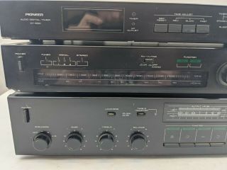 Vintage Stereo Pioneer SA - 730 Amp,  TX - 530 Tuner,  DT - 530 Timer,  Triple Set 2