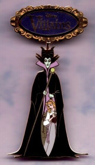 Disney Villains Spinner Maleficent Dragon Sleeping Beauty Pin Le 100