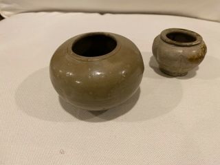Two Chinese Antique Jars,  One Changsha 10th C. ,  One Song