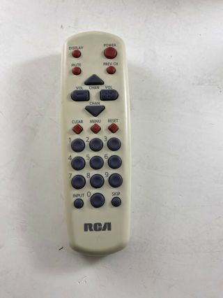 Vintage 1998 White RCA Colortrak TX826ZD Retro TV Gaming Television W/REMOTE 2