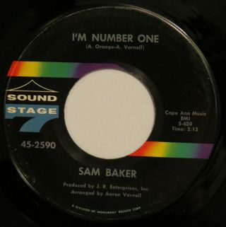 Sam Baker I’m Number One Sound Stage 7 45 Mod Northern Soul Hear