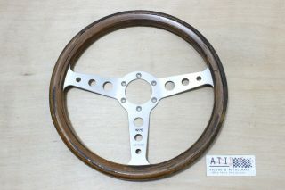 Vintage Momo Indy Timber Wood Steering Wheel 350mm 35cm,  1983,  Made In Italy
