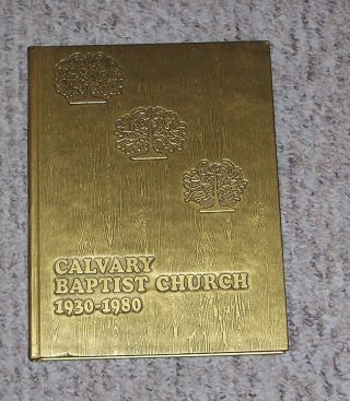 Calvary Baptist Church 1930 - 1980 Jamaica Ny Book