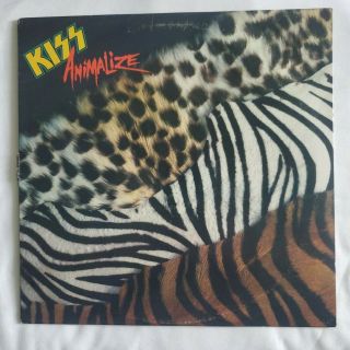 Kiss,  Animalize 1984 Vinyl Vg,  Sterling Press 422 822 495 - 1 M - 1