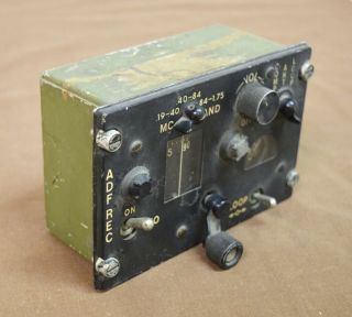 Vintage Aircraft Radio Corp Control,  Receiver C - 2275/arn - 59,  Us Military,  28v Dc