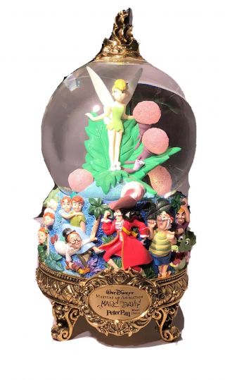 Walt Disney Master Of Animation Marc Davis Peter Pan Tinkerbell Globe Music Fly