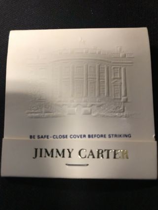 Jimmy Carter White House Presidential Seal Matchbook Jh163