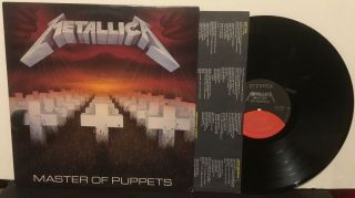 Metallica - Master Of Puppets - Vintage Vinyl Lp Record Elektra