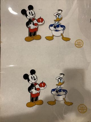 Walt Disney Limited Edition Serigraph Cel (2) " Mickey 