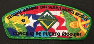 Boy Scout Jsp Patch 2013 National Jamboree Concilio De Puerto Rico Council Bsa