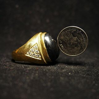 Size 11 (21mm) Magnetic Ring Leklai From Umklum Mountain Thai Amulet