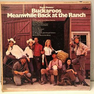 Buck Owens Buckaroos Meanwhile Back At The Ranch 12 " Vinyl Record An