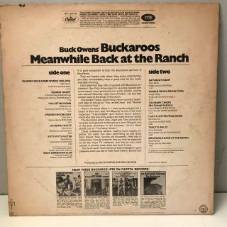 Buck Owens Buckaroos Meanwhile Back At The Ranch 12 