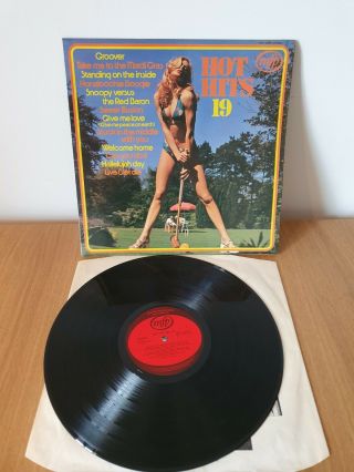 Hot Hits 19 Uk Vinyl 1973 Lp Risque Cheesecake Sleeve Jilly Johnson Cover Model
