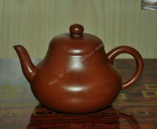 Marked Old Chinese Yixing Zisha Pottery Master Hand Carved Teapot Tea Pot Maker