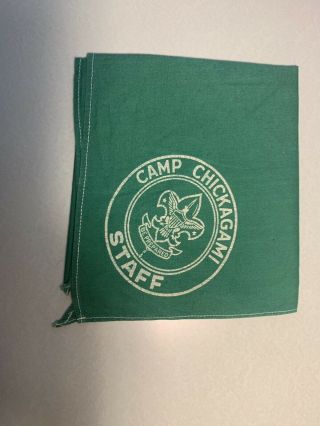 Boy Scout Camp Chickagami Staff Neckerchief (c2 -