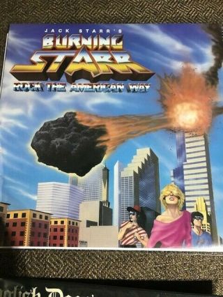 Jack Starr`s Burning Starr Rock The American Way 1985 Vinyl Lp