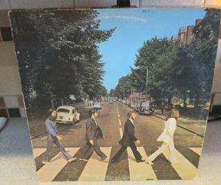 The Beatles " Abbey Road " Vinyl Lp Album - Apple So - 383