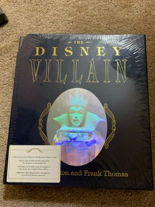 The Disney Villain Limited Edition Book Signed By Ollie Johnson & Frank Thomas