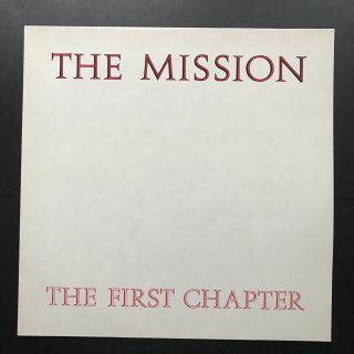 The Mission Uk - First Chapter Vinyl Album.  Mercury,  1987,  Mish 1.  Very Good.