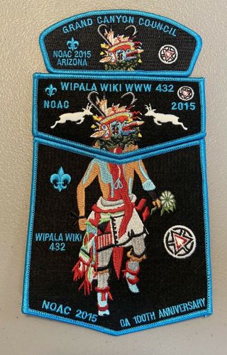 Wipala Wiki Lodge 432 Noac 2015 3pc Set