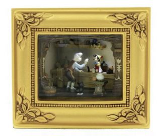 Disney Olszewski Gallery Of Light Geppetto Paints Pinocchio Workshop Of Wonder