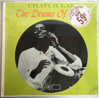 Chatur Lal The Drums Of India Lp World Pacific Wp - 1403,