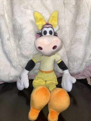 Disney Mickey Mouse Clubhouse Clarabelle Cow Plush Toy Rare Limited Edition