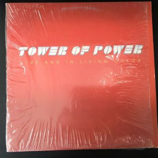 Tower Of Power - Live And In Living Color’ Rare Lp Record W/shrink