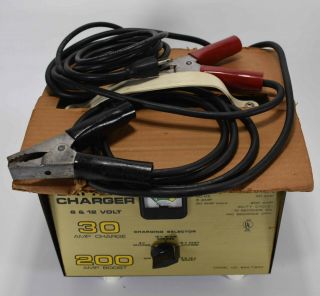 Vintage Sears 6 & 12v Battery Charger 200 30 Amp 934.  71830 - Old Stock