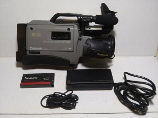 1994 Vintage Panasonic Ag - 455mp Analogue Video Camera Svhs Camcorder W/hard Case