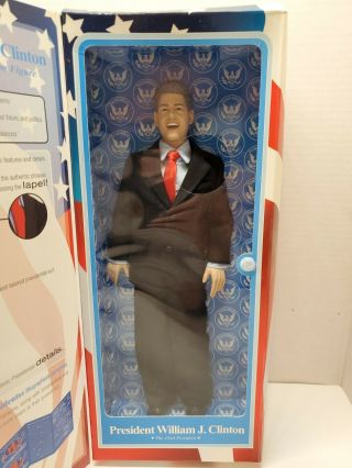 President Bill Clinton 2003 Talking Action Figure Collectible Doll 3
