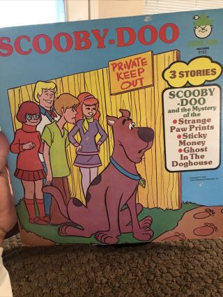 Vinyl Lp - - Scooby - Doo 3 Stories 1976 - Peter Pan8183.