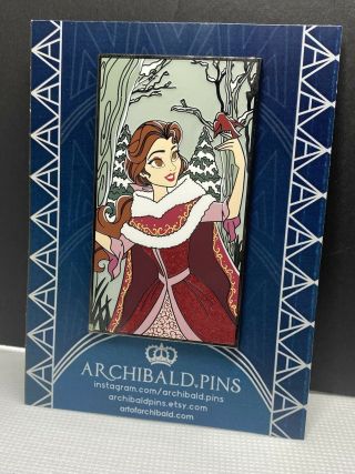 Winter Belle Into The Woods Fantasy Pin Archibald Disney Beauty And The Beast