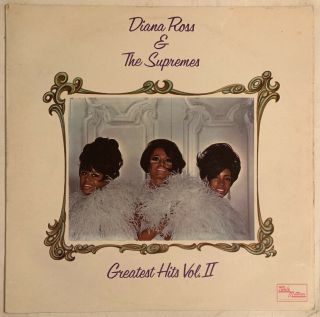 Diana Ross & The Supremes Greatest Hits Vol.  2 Lp Motown Uk First Press