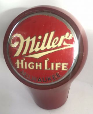Vintage Miller Beer Tap Ball Knob Handle - Milwaukee Wi - Ball Sunday 2