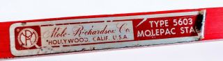 Vintage Mole Richardson Adjustable Light Stand Hollywood 5603 2