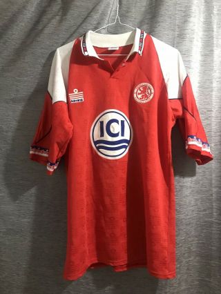 Middlesbrough Fc Shirt 1992 - 94 Admiral Ici Vintage Retro Size 38/40