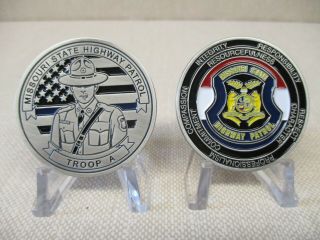 Missouri State Highway Patrol Troop A Challenge Coin,  2020 Issue