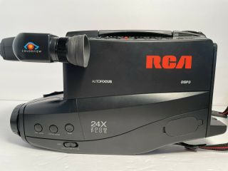 RCA DSP3 CC437 VHS Analog Vintage Camcorder with Light,  Case and Charger - 2