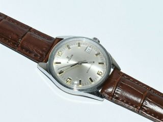 EDOX vintage (70s) men ' s automatic watch.  Swiss Made.  ETA 2783 movement. 2
