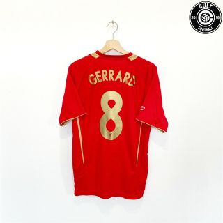2005/06 Gerrard 8 Liverpool Vintage Reebok Cl Home Football Shirt Jersey (m)