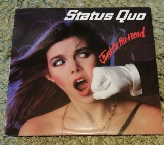 Status Quo Just For The Record Red Vinyl Lp