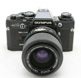 Olympus Om10,  Vintage 35mm Camera,  Lens Zuiko Auto - Zoom 35 - 70mm 1:4 & Flash T32