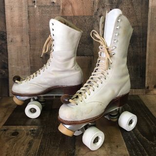 Vintage Hyde Betty Lytle Roller Skates With Sure Grip Wheels Size 6.  5